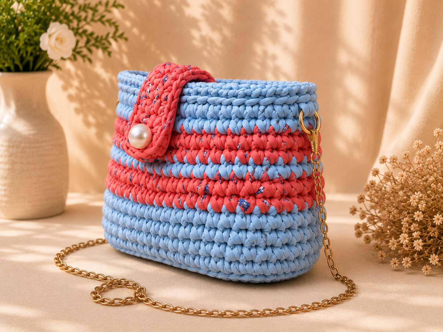 Blue Classic Mini Bag