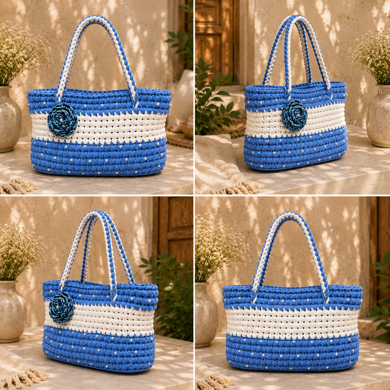 Pearl White Party Bag